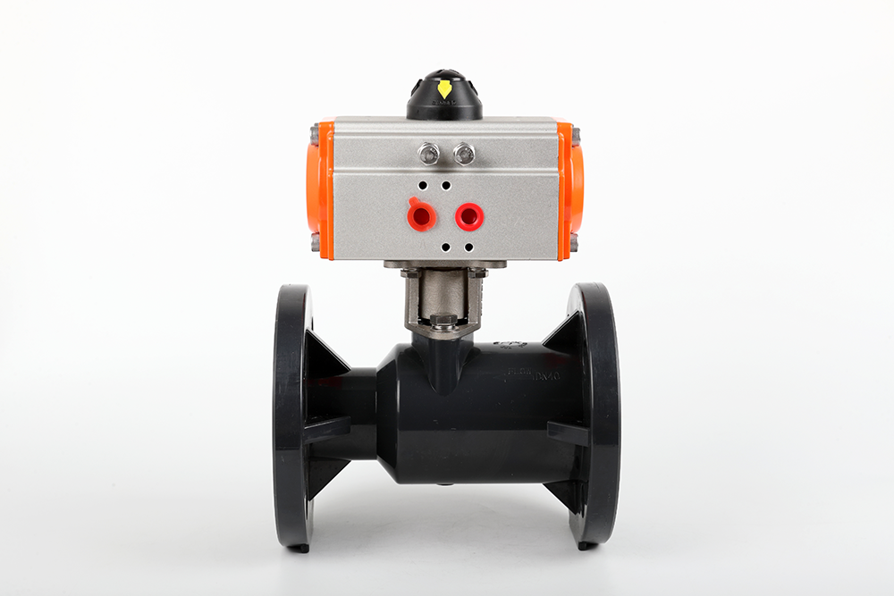 上栗气动法兰一体球阀